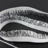 Silver elastic lace 13mm/1 or 50y 2513