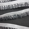 Silver elastic lace 13mm/1 or 50y 2513