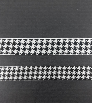Decorative houndstooth ribbon 5 yards 2553