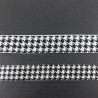 Decorative houndstooth ribbon 5 yards 2553