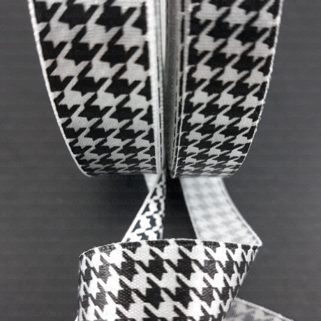 Taśma ozdobna pepitka 5yard  2553