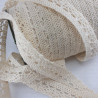 Cotton lace 17mm /25m white and ecru 2565