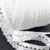 Cotton lace 17mm /25m white and ecru 2565