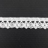 Cotton lace 17mm /25m white and ecru 2565