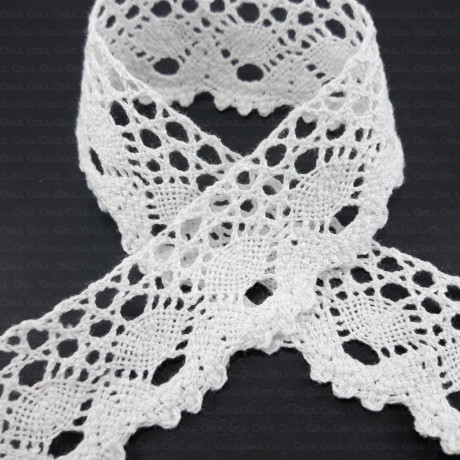 Cotton lace 30mm/1 yard various colours 2569