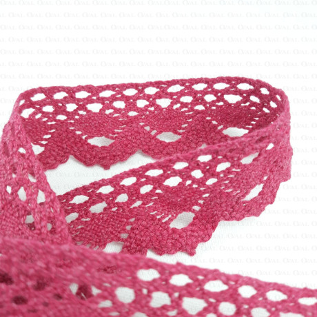 Cotton lace 30mm/1 yard various colours 2569