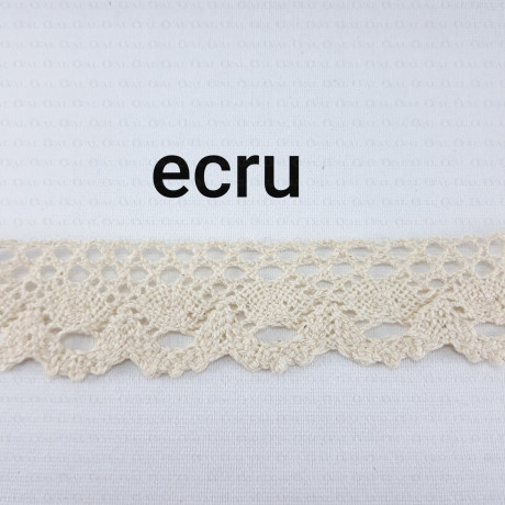 Koronka bawełniana 30mm  różne kolory 2569