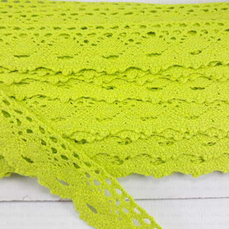 Cotton lace 30mm/1 yard various colours 2569