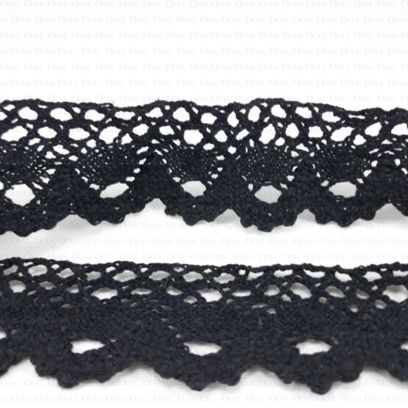 Cotton lace 30mm/1 yard various colours 2569