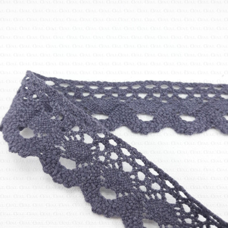 Cotton lace 30mm/1 yard various colours 2569