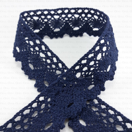 Cotton lace 30mm/1 yard various colours 2569