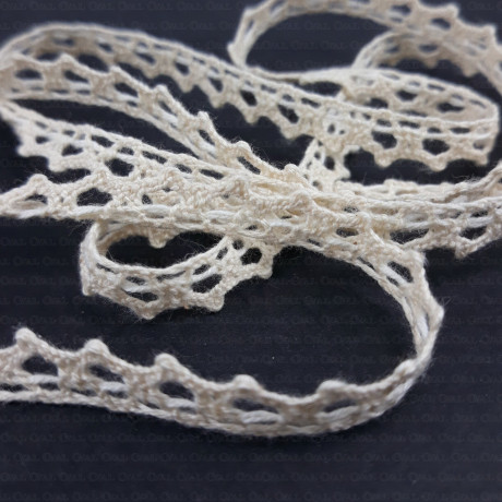 Cotton lace 7mm/1 or 25y 2570