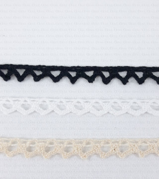 Cotton lace 7mm/1 or 25y 2570
