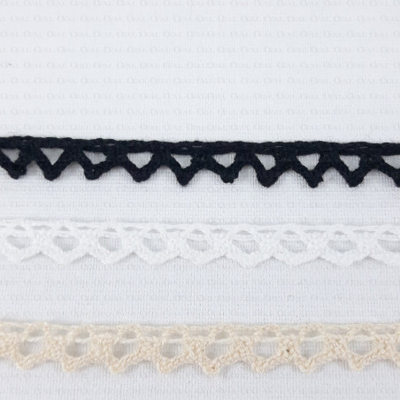 Cotton lace 7mm/1 or 25y 2570