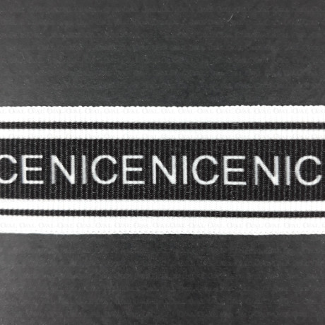 Taśma ozdobna z napisami 25mm nr2080