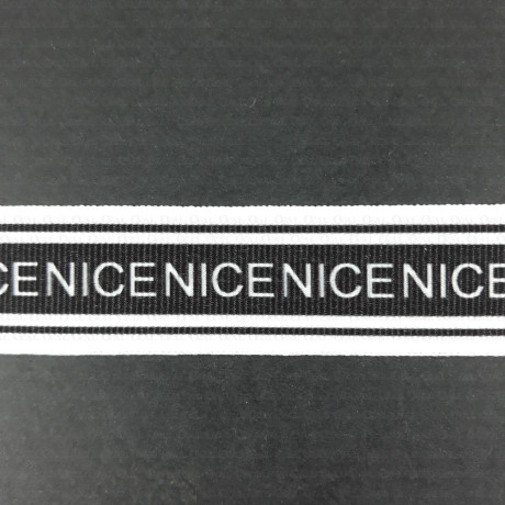 Taśma ozdobna z napisami 25mm nr2080