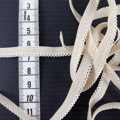 Rubber 8mm/1m beige 2577