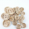 Wooden buttons 10 or 200 pcs 2579