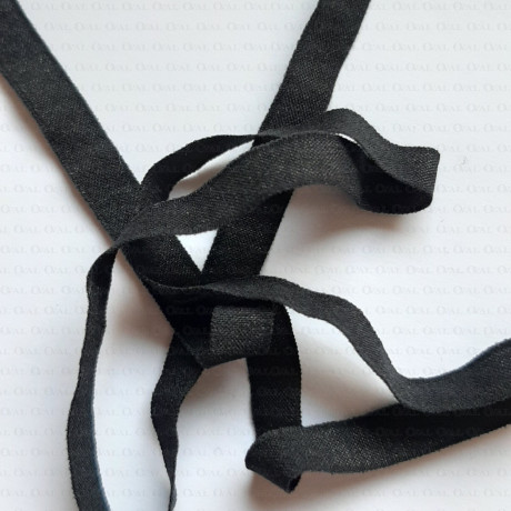 Chiffon elastic 6mm /200m black 2592