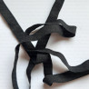 Chiffon elastic 6mm /200m black 2592