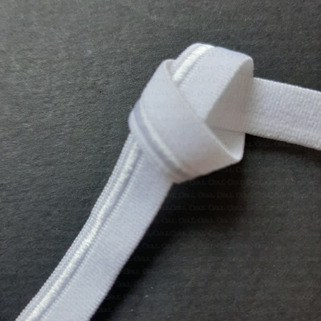 Guma biała i czarna 07mm  2591