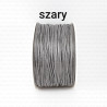 Szary sznurek woskowany 1mm