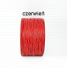 czerwony sznurek woskowany 1mm