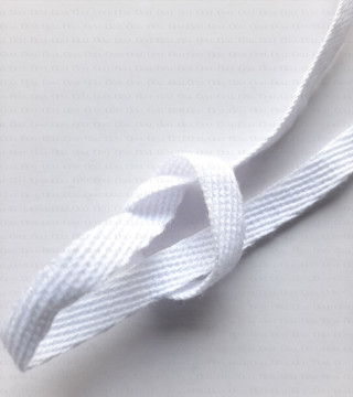 Cotton tape 6mm white /100m 2586