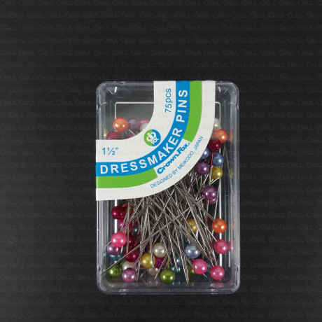 Szpilki stalowe z kolorową perłą 38mm  531