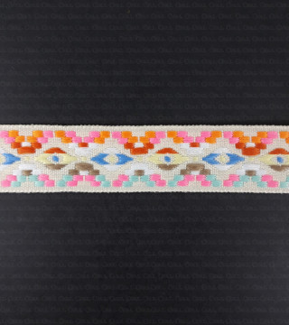 Ethnic decorative ribbon 25mm 2372