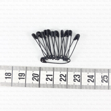 Black safety pins wholesale 1157
