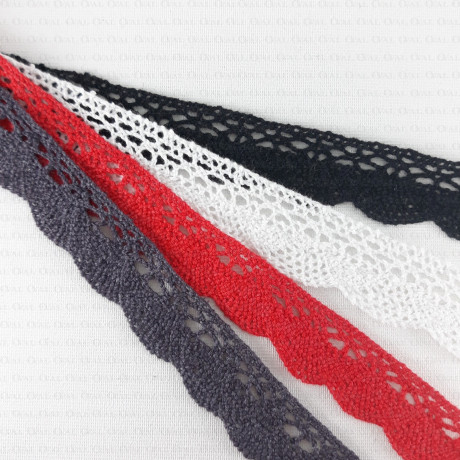 Koronka bawełniana 18mm/1 lub 25yard  2610