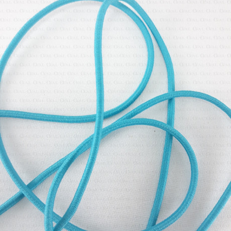 Guma okrągła 2 lub 3mm/100m  czarna  2594