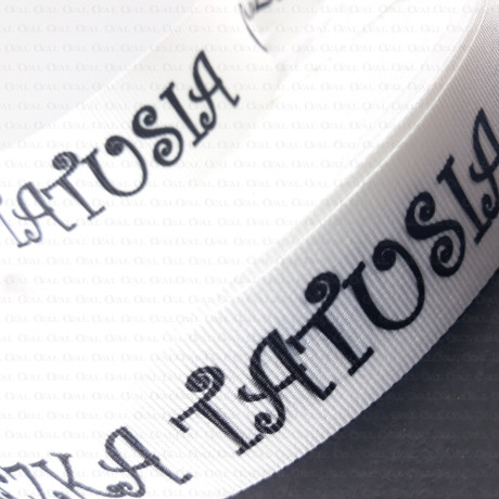 Decorative tape with inscriptions 30mm no. 2081