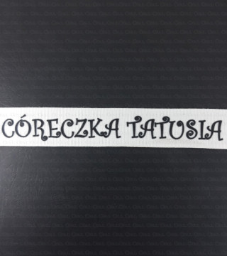 Decorative tape with inscriptions 30mm no. 2081