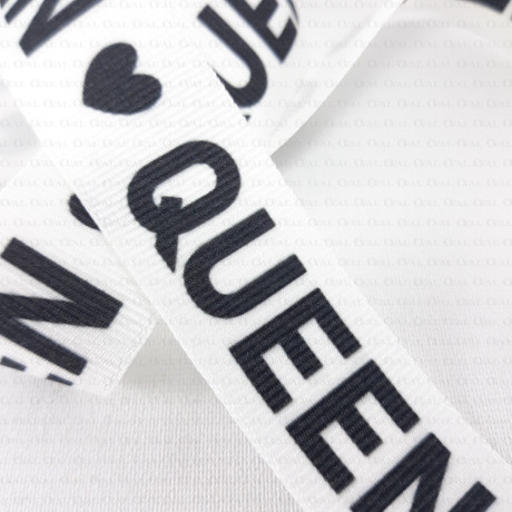 Decorative tape with inscriptions 25 mm 1 m or 50 m, 2221