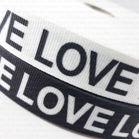 Decorative tape with inscriptions 20 mm / 1 or 50 m 2128