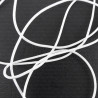 Round elastic 1mm/200m White 523