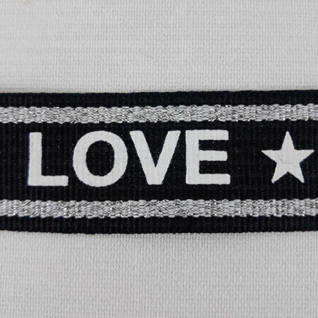 Decorative grosgrain ribbon 25mm/1m no. 2088