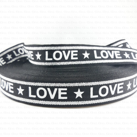 Decorative grosgrain ribbon 25mm/1m no. 2088