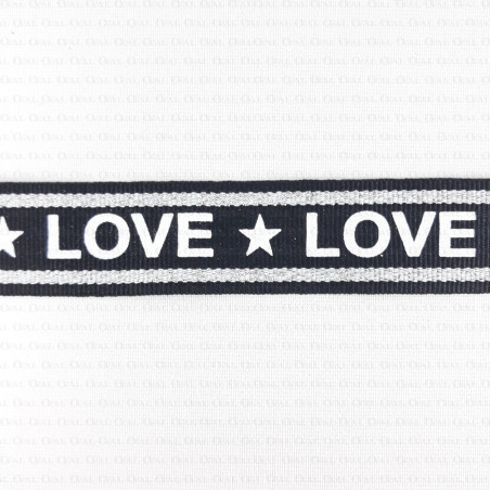 Taśma rypsowa ozdobna 25mm/1m  nr 2088