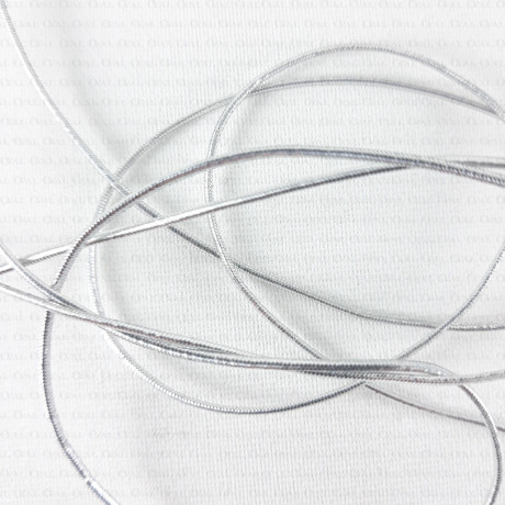 Round elastic 1.3mm/50m gold and silver 2614