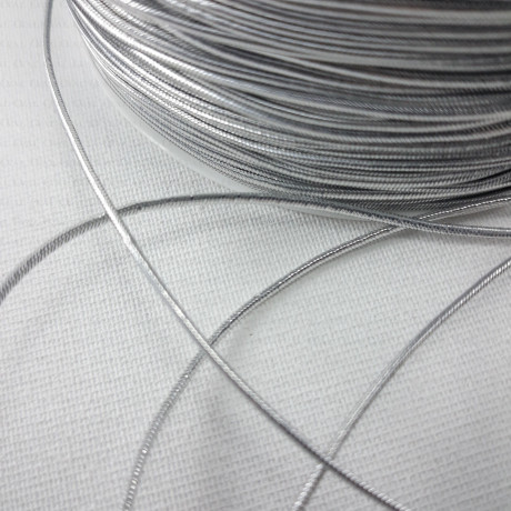 Round elastic 1.3mm/50m gold and silver 2614