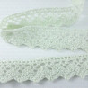 Cotton lace scallop 20mm/25m mint 536