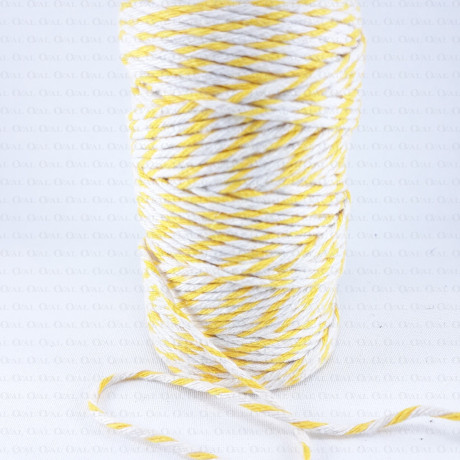 Sznurek bawełniany 2mm/50m dwukolorowy  2615