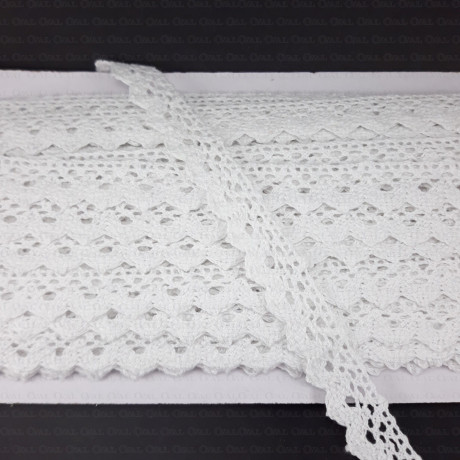 Cotton lace scallop D 15mm /1 or 25 yards 345