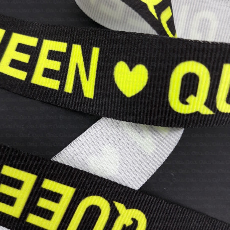 Grosgrain printed ribbon 25mm/1 or 50m 2410