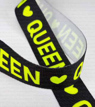 Grosgrain printed ribbon 25mm/1 or 50m 2410