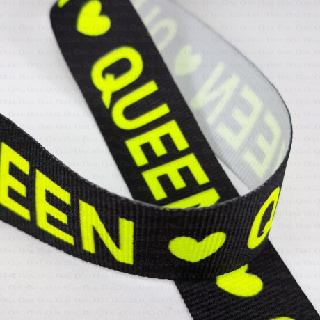 Grosgrain printed ribbon 25mm/1 or 50m 2410