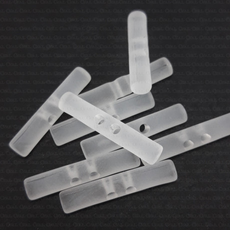 Plastic button, pack of 10 or 144 pcs, 4x23mm, no. 678